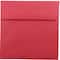 JAM Paper 8.5" x 8.5" Red Square Colored Invitation Envelopes, 25ct.